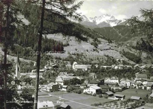 AK / Ansichtskarte Landeck  Tirol AT Hoher-Riffler Kirche Ortschaft Berge Alpen Tal Wald S/W-Fotokarte