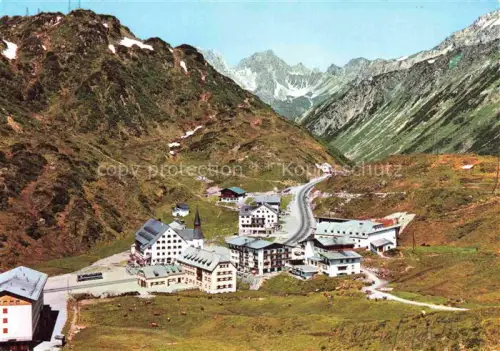 AK / Ansichtskarte St Christoph Arlberg St Christof Tirol AT Hotels Kirche Bergdorf Alpenstrasse Berge Schnee Hochgebirge Arlberg