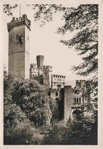 AK / Ansichtskarte Stolzenfels (Schloss) Koblenz Rhein Rheinland-Pfalz Schloss-Stolzenfels Burgturm Rhein Historismus Neugotik Burganlage