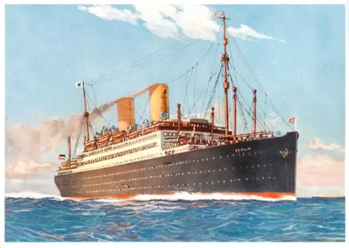 AK / Ansichtskarte BREMEN  CITY Dampfer Berlin Norddeutscher-Lloyd Schiff Meer Passagierschiff