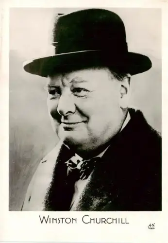 AK / Ansichtskarte PARIS 75 Winston-Churchill Portrait Politiker Foto