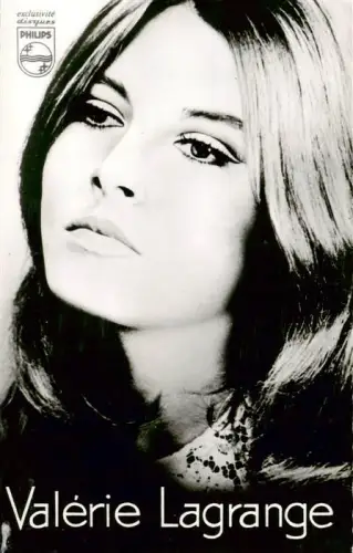 AK / Ansichtskarte PARIS 75 Valérie-Lagrange Saengerin Portrait Philips-Disques Chanson Frankreich