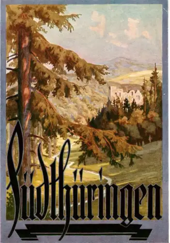 AK / Ansichtskarte Bad Liebenstein Thueringen Suedthueringen Erholungsfahrt Burg Wald Berglandschaft Werbekarte Hildburghausen