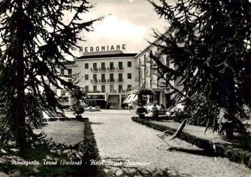 AK / Ansichtskarte Montegrotto Terme Padova Veneto IT Hotel-Terme-Neroniane Thermalbad Padova Garten Park