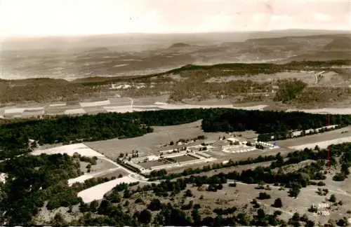 AK / Ansichtskarte Deggingen Geislingen Goeppingen BW Heim-Nordalb Luftbild Wald Felder Gebaeude Erholungsheim