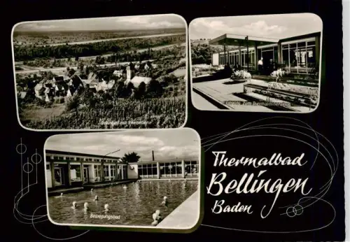 AK / Ansichtskarte Bad Bellingen Thermalbad Bewegungsbad Thermalmineralbad Eingang Luftbild Freibad