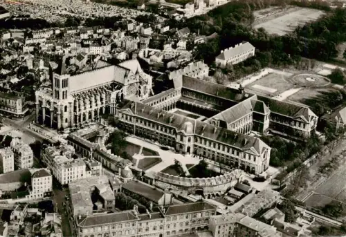 AK / Ansichtskarte SAINT-DENIS  93 Seine-Saint-Denis Basilique Palais-de-la-Légion-d Honneur Kathedrale Luftbild Stadtansicht Garten