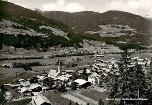 AK / Ansichtskarte Stumm Zillertal AT Talblick Kirchturm Bergdorf Alpen Wald Wiesen Zillertal Zillertaler-Alpen