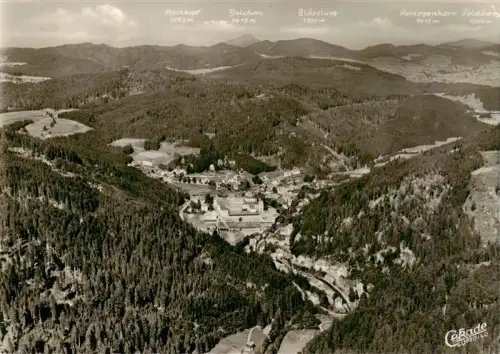 AK / Ansichtskarte ST BLASIEN BW Luftbild Schwarzwald Kloster Menzenschwand Hochkopf Belchen Herzogenhorn Berge Wald