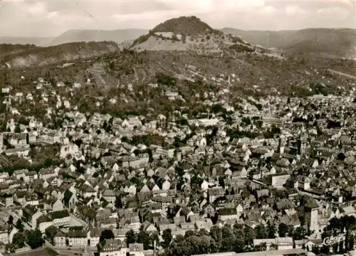 AK / Ansichtskarte REUTLINGEN BW Luftbild Stadtansicht Achalm Berg Kirche Wohnhaeuser Schwaebische-Alb