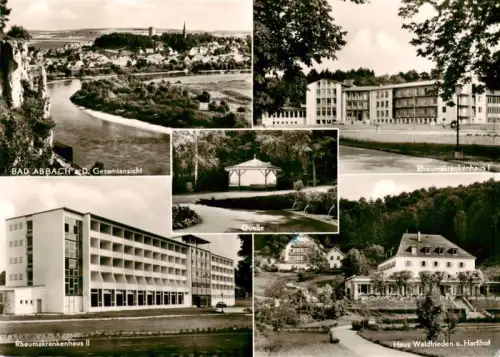 AK / Ansichtskarte Bad Abbach Bayern Gesamtansicht Rheumakrankenhaus Quelle Donau Haus-Waldfrieden Kurort Kurpark