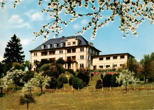 AK / Ansichtskarte ueberlingen Bodensee BW Parkhotel-St-Leonhard Bodensee Park Kirschbluete Hotel Terrasse Alpenkette Fruehlingslandschaft
