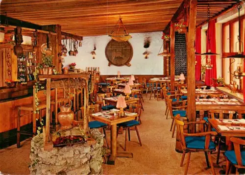 AK / Ansichtskarte MueNCHEN  Bayern Chesa-Gregg Holzkohlen-Grill Bar Wurzerstrasse Restaurant Gaststube Weinkeller