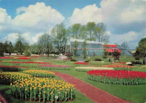 AK / Ansichtskarte IGA Gartenbauaustellung International Hamburg Farbenpracht am Tropenhaus 
