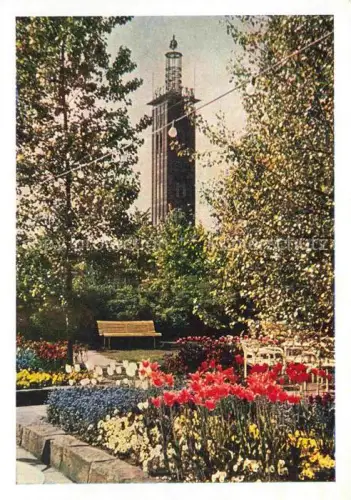 AK / Ansichtskarte BUGA Bundesgartenschau Koeln Blumengarten am Ausstellungsturm 