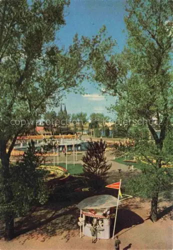 AK / Ansichtskarte BUGA Bundesgartenschau Tanzbrunnen zum Dom Koeln  