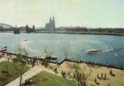 AK / Ansichtskarte BUGA Bundesgartenschau Koeln Rheinfaehre 