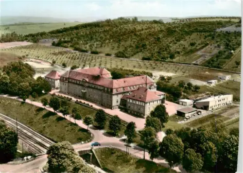 AK / Ansichtskarte Chateau-Salins 57 Moselle Ecole-Régionale-d Agriculture Luftbild Gebaeude Bahnlinie Felder Baeume