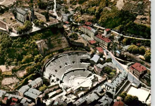 AK / Ansichtskarte VIENNE  Vienne-sur-le-Rhone 38 Isere Théâtre-antique Notre-Dame-de-Pipet Luftbild Amphitheater Kirche Altstadt