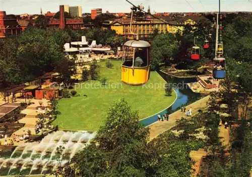 AK / Ansichtskarte IGA Gartenbauaustellung International Hamburg Gondel Wallanlagen Seilbahn 