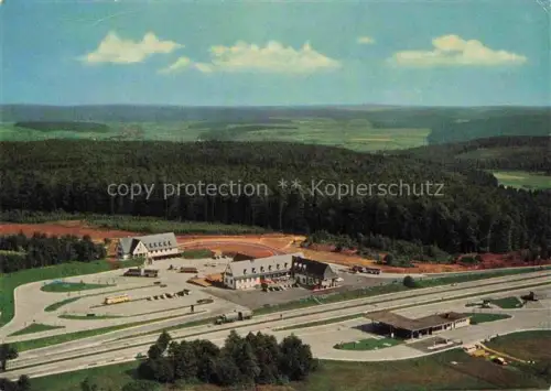 AK / Ansichtskarte Autobahn Autostrada Autoroute Highway Rasthaus Hotel Reinhardshain 