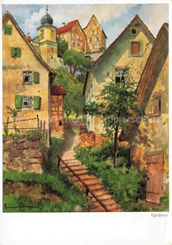 AK / Ansichtskarte LueTTGENS Gustav Kuenstlerkarte Egloffstein die Fraenkische Schweiz 
