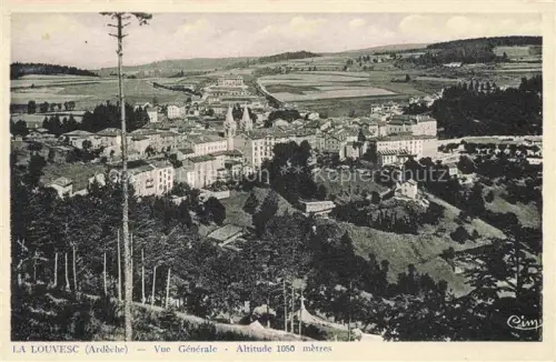 AK / Ansichtskarte La Louvesc Tournon 07 Ardeche Kirchturm Haeuser Felder Baeume Bergdorf Kiefern Tal