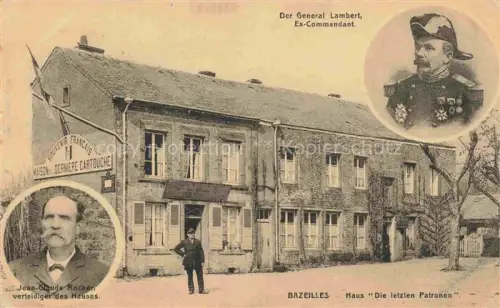 AK / Ansichtskarte Bazeilles Lamoncelle SEDAN 08 Ardennes Maison-Dernière-Cartouche Souvenir-Français General-Lambert Jean-Claude-Rocher Museum Gebaeude Soldat
