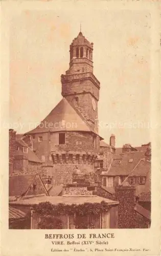 AK / Ansichtskarte VIRE 14 Calvados Beffroi Tour Mittelalter Altstadt Daecher Glockenturm Steinturm