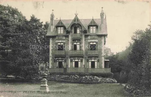 AK / Ansichtskarte VILLERS-SUR-MER Lisieux 14 Calvados Le-Bocage Villa Park Garten Jugendstil Baeume