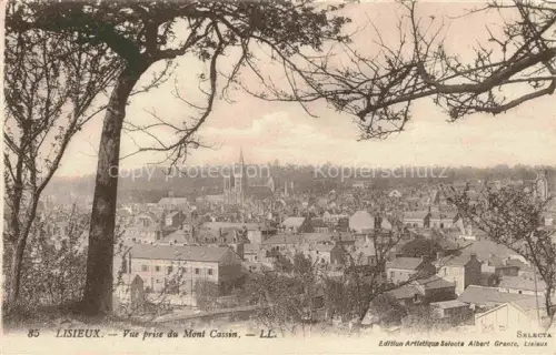 AK / Ansichtskarte LISIEUX 14 Calvados Mont-Cassin Stadtpanorama Kirchturm Daecher Baeume Huegel
