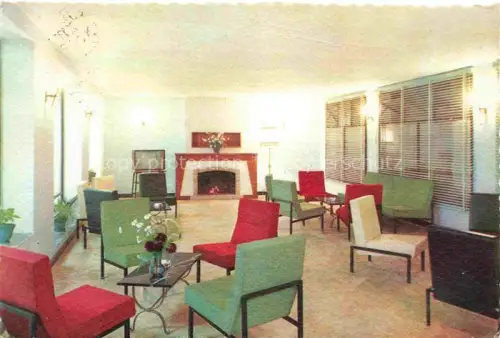 AK / Ansichtskarte CALAFELL Tarragona Cataluna ES Hotel-Salome Salon Kamin Sessel Fernsehen Lounge