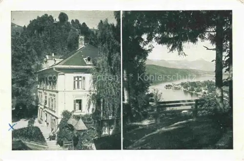 AK / Ansichtskarte Millstatt Millstaettersee Kaernten AT Hotel-Post Millstaetter-See Villa See Berge Baeume