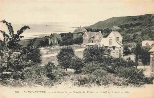 AK / Ansichtskarte Les Rosaires St-Brieuc 22 Cotes-d Armor Les-Rosaires Villas Meer Huegel Baeume