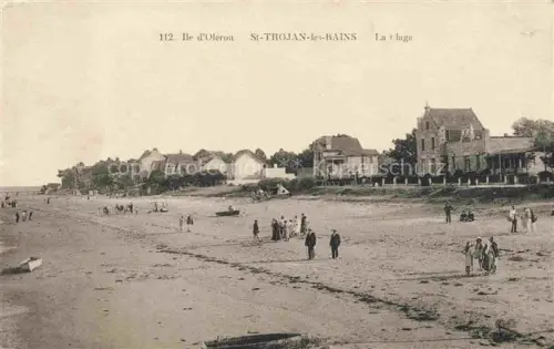 AK / Ansichtskarte St-Trojan-les-Bains Ile d Oleron 17 Charente-Maritime Strand Meer Villas Badegaeste Ile-d Oleron