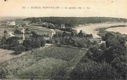 AK / Ansichtskarte Le Bureau SAINT-PALAIS-SUR-MER Rochefort 17 Charente-Maritime Grande-Côte Kueste Villen Felder Wald Strand Bucht Baeume
