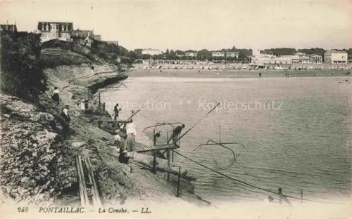 AK / Ansichtskarte PONTAILLAC Royan 17 Charente-Maritime La-Conche Carrelets Strand Villen Felsen Fischer Bucht Strandkoerbe