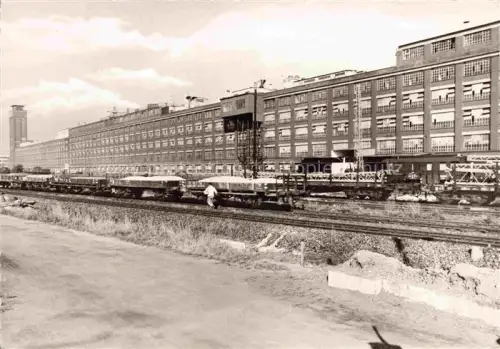 AK / Ansichtskarte RuessELSHEIM Main Gross-Gerau Hessen Opel-Werke Fabrik Gleisanlage Gueterzug Industrieanlage Eisenbahn