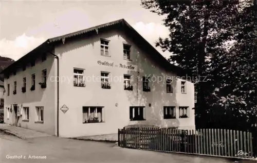 AK / Ansichtskarte Bodenmais Regen Bayern Gasthof-Arbersee Arbersee Bayerischer-Wald Gasthaus Zaun Baeume