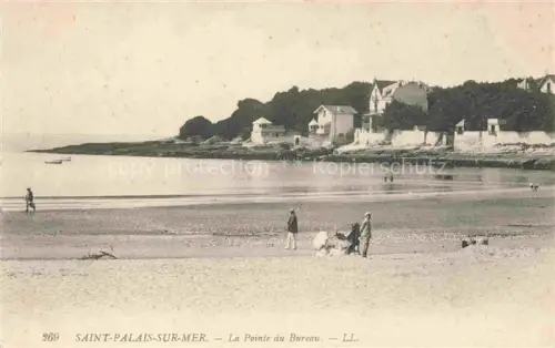 AK / Ansichtskarte SAINT-PALAIS-SUR-MER Rochefort 17 Charente-Maritime Pointe-du-Bureau Strand Meer Villen Baeume Strandgaeste