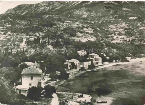 AK / Ansichtskarte Srebreno Dubrovnik Croatia Hotel-Pension-Srebreno Kueste Meer Berge Boote Villen Baeume
