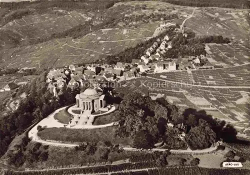 AK / Ansichtskarte STUTTGART  CITY Rotenberg Grabkapelle Weinberge Mausoleum Dorf Luftaufnahme