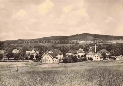 AK / Ansichtskarte Oppach Loebau Picka Oberlausitz Sachsen Ortschaft Felder Wohnhaeuser Fabrikschornstein Huegel Wald Oberlausitz