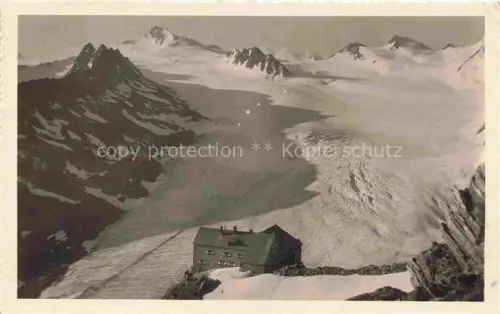 AK / Ansichtskarte Ramolhaus 3002m Obergurgl Tirol AT Ramolhaus Gurgler-Gletscher Hochwilde Gletscher Berghaus DAV oetztal Obergurgl