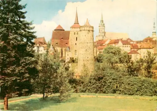 AK / Ansichtskarte Bautzen Sachsen Michaeliskirche Alte-Wasserkunst Petridom Rathaus-Turm Altstadt Stadtmauer Rundturm Park
