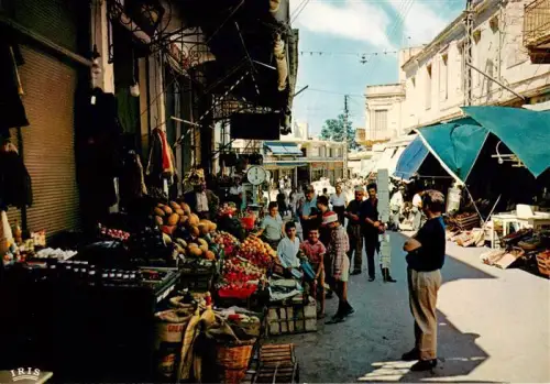 AK / Ansichtskarte Heraklion Herakleion Heraclio Iraclio Crete Greece Markt Agora Obststand Haendler Gasse Markttreiben Fruechte