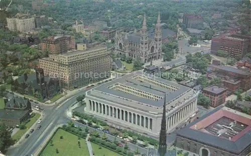 AK / Ansichtskarte PITTSBURGH  Pennsylvania USA Fliegeraufnahme Civic-Center Mellon-Institute Kathedrale Carnegie-Museum Stadtmitte Saeulengebaeude Neugotik