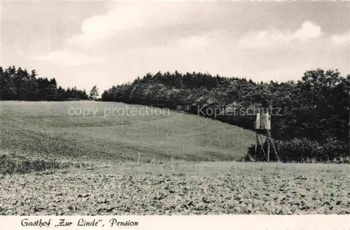 AK / Ansichtskarte Rimbach Altenkirchen Westerwald Rheinland-Pfalz Gasthof-Zur-Linde Pension Felder Wald Hochsitz Westerwald Landschaft