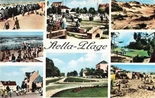 AK / Ansichtskarte Stella-Plage Montreuil 62 Pas-de-Calais Strand Badehuetten Duenen Minigolf Strandleben Meer Promenade