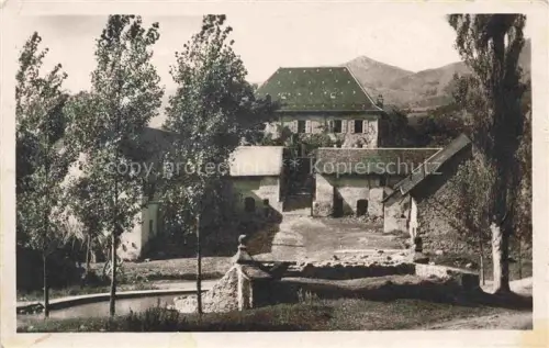 AK / Ansichtskarte Chauffayer GAP 05 Hautes-Alpes Chateau-des-Herbeys Schloss Teich Baeume Berge Historisch